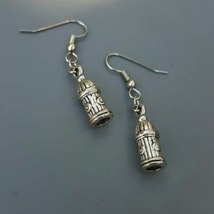 Earrings Firefighter Fire hydrant earrings